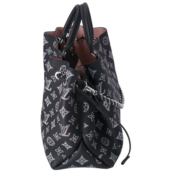 Louis Vuitton Flight Mode Monogram Mahina Bella Tote Rainbow Black - Picture 5 of 10